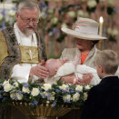 The Bishop of Oslo, Ole Christian Kvarme, performed the ceremony (Photo: Knut Falch, Scanpix)